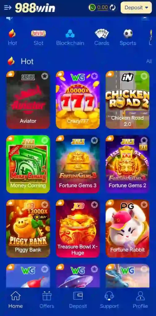 988 Win Game Downlaod apk